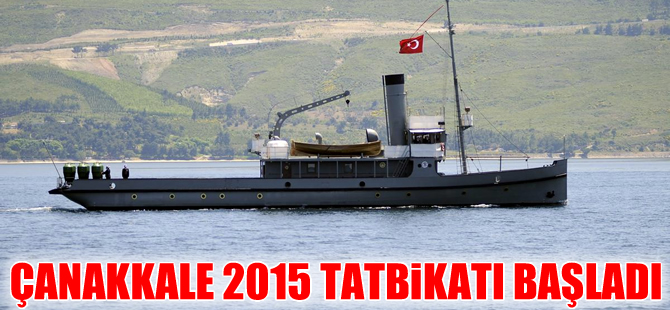 Çanakkale-2015 Tatbikatı'nda uçaktan denize mayın döküldü