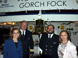 Alman Deniz Kuvvetleri yelkenlisi "SSS Gorch Fock"ta bir Türk