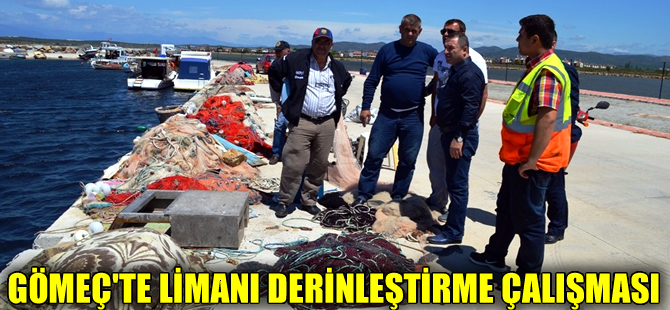 Gömeç'teki limanı temizleme ve derinleştirme çalışmaları başladı