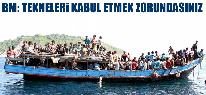 BM'den Malezya ve Endonezya'ya çağrı: Tekneleri kabul etmek zorundasınız