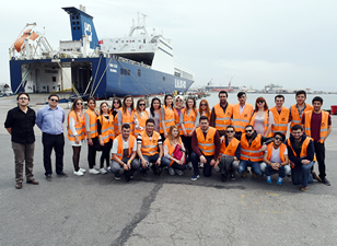 Haliç Üniversitesi öğrencileri U.N.Ro-Ro Pendik Limanı’nı gezdi