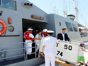 Denizkurdu Tatbikatı'na katılan gemiler Ege'deki limanlara demirledi