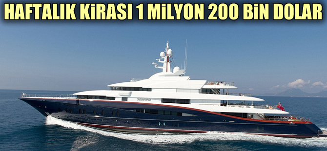 Rus milyarder Alisher Usmanov'un kiraladığı 'Nirvana' Bodrum'da