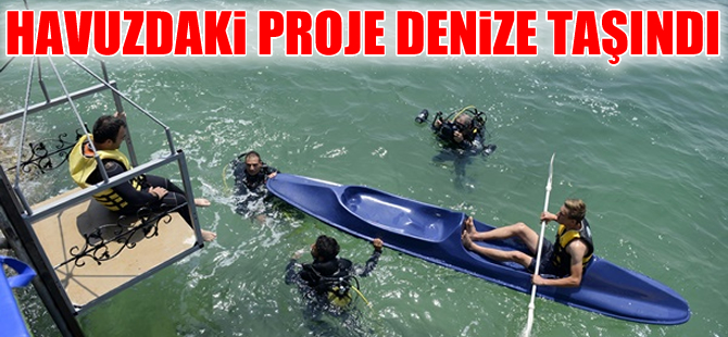 Mersin'de ‘Engelsiz Nefesler Su Sporları Merkezi' açıldı