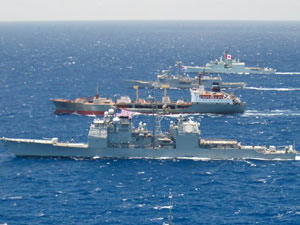 Rus savaş gemileri, Hazar Denizi'nde tatbikata başladı