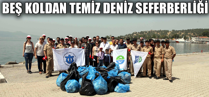İzmir'de 5 koldan deniz temizliği seferberliği