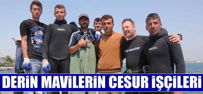 Derin mavilerin cesur işçileri, midye toplayıcısı dalgıçlar!