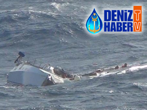 Turkon Holding'e ait M/V CAFER DEDE, Atlantik'te batan teknedeki 2 denizciyi kurtardı