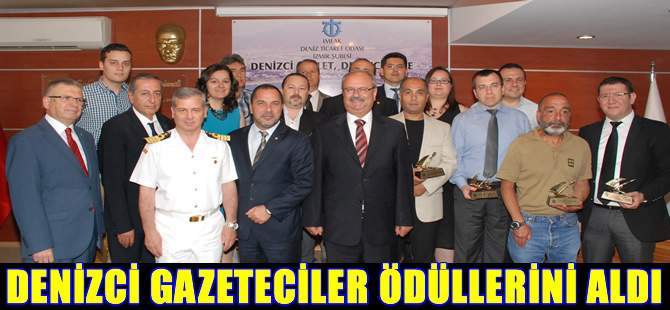 Denizci gazeteciler ödüllerini aldı