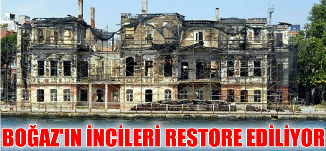 İstanbul Boğazı'nın iki yalısı restore edilecek