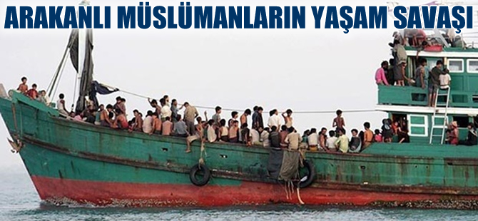 Myanmar sularında 727 göçmeni taşıyan tekne bulundu
