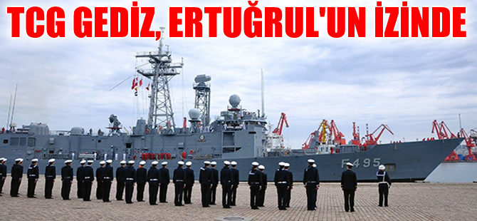 TCG Gediz fırkateyni Ertuğrul fırkateyninin battığı yerde