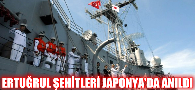 Japonya'da Ertuğrul Fırkateyni şehitleri için tören düzenlendi