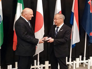 Prof.Dr. Bayram Öztürk’e Japonya’dan madalya