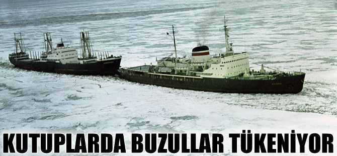 Kutuplardaki buzullar hızla tükeniyor