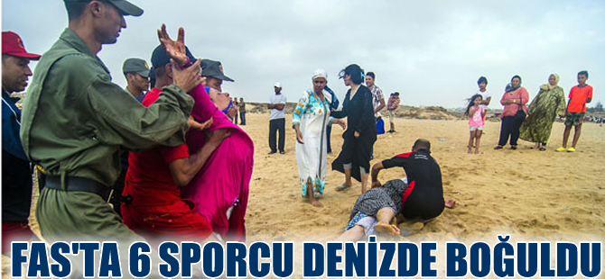 Denize giren 6 sporcu boğularak hayatını kaybetti