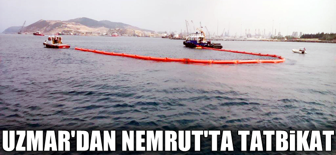 Nemrut Körfezi'nde UZMAR Acil Müdahale Tatbikatı yaptı