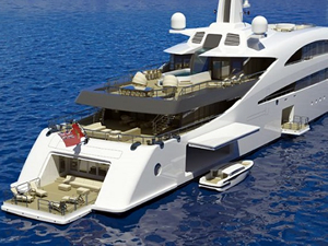 A Group'un, 100 metrelik megayat tasarımı A400 göz kamaştırdı