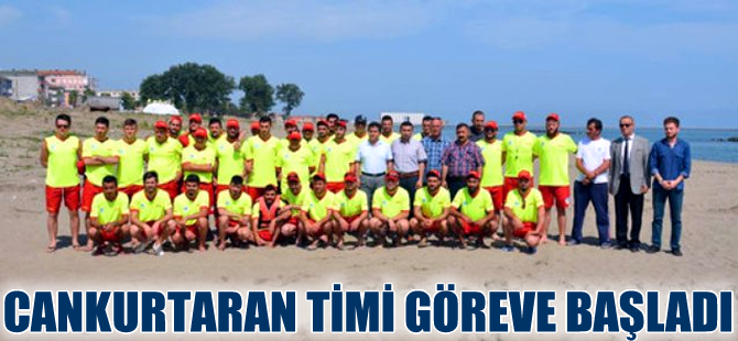 Cankurtaran timi, Karadeniz sahilinde göreve başladı