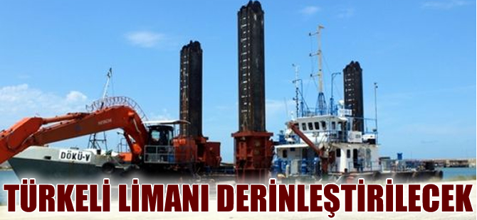 Sinop Türkkeli limanı kumdan temizleniyor, derinlik artırılacak