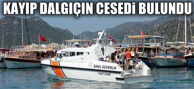 Kayıp dalgıç Mehmet Erdem'in cesedi çıkarıldı