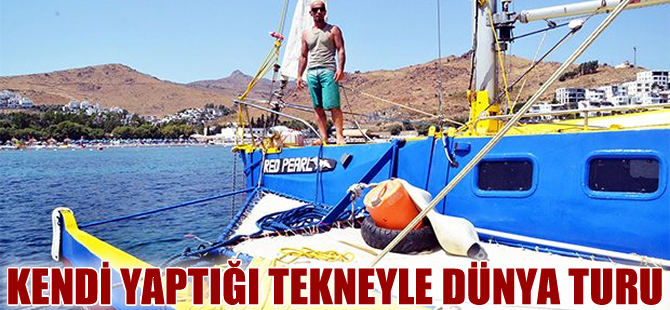 Şampiyon sörfçü kendi yaptığı teknesiyle dünya turuna çıktı