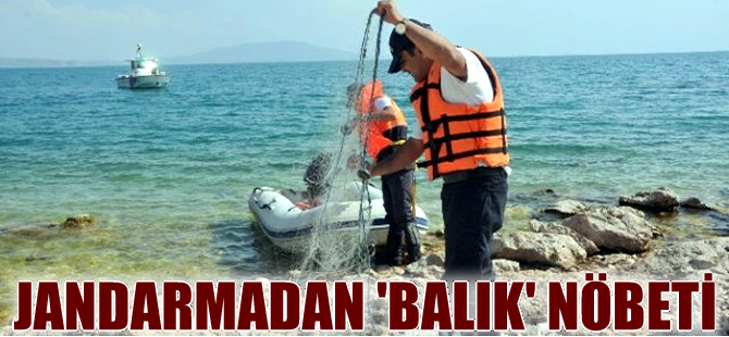 Jandarma, Van Gölü’nde ‘Balık Nöbeti’ne başladı