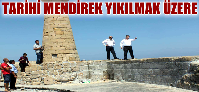 Girne Antik limandaki tarihi mendirek yıkılmak üzere