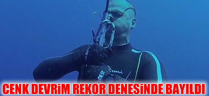 Cenk Devrim Ulusoy rekor denemesinde bayıldı