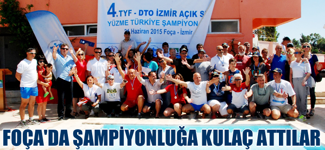 Türkiye Açık Su Yüzme Şampiyonası, Foça'da yapıldı