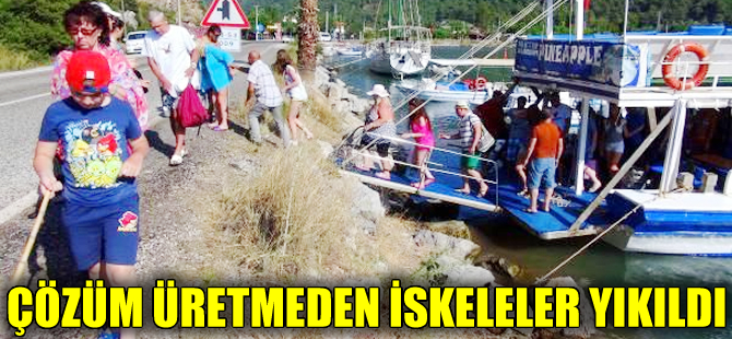 Marmaris Kızkumu’nda  tehlikeli yolculuk