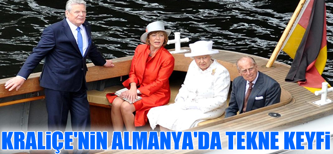 Kraliçe 2. Elizabeth’in Almanya’da tekne keyfi