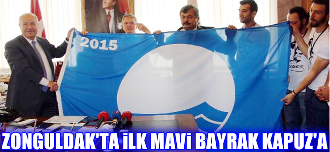 Zonguldak’ın ilk Mavi bayraklı plajı Kapuz Plajı oldu