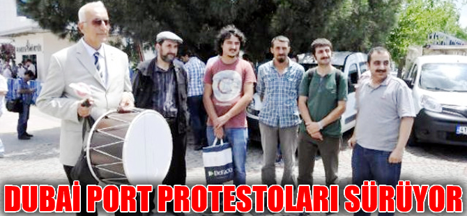 Kocaeli'de 'Dubai Port'  limanı protestoları sürüyor