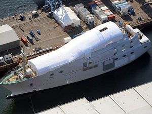 Rus milyarder inşa ettirdiği en uzun yatla tarihe geçiyor