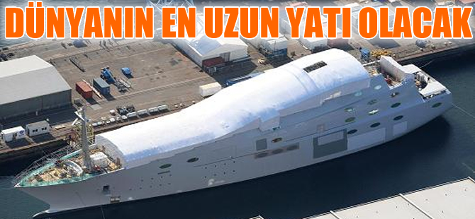 Rus milyarder inşa ettirdiği en uzun yatla tarihe geçiyor