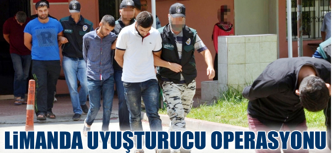 Mersin Limanı'nda 1 ton esrar yakalandı