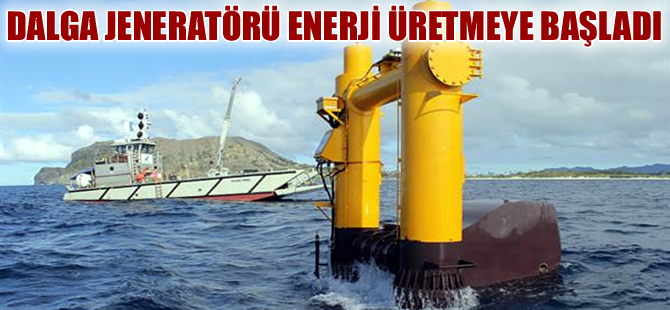 ABD’de ‘Dalga jeneratörü’ ilk kez ABD elektrik üretmeye başladı
