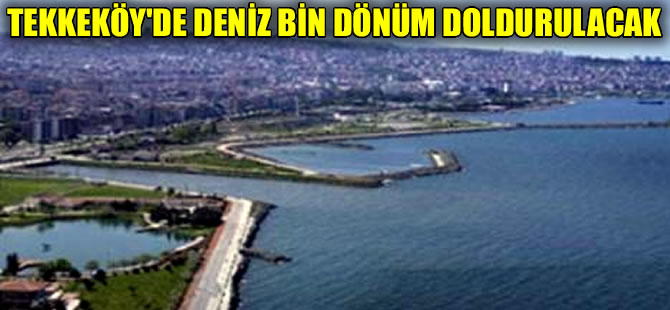 Tekkeköy'de bin dönüm deniz dolgusu yapılacak
