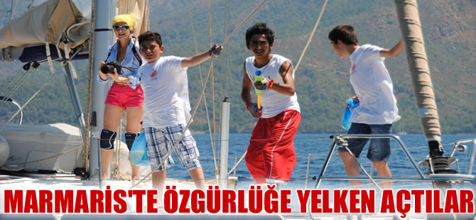 Dünya çocukları özgürlüğe yelken açtı