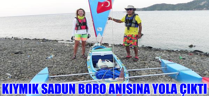 'Kıymık', Sadun Boro anısına Antalya yolunda