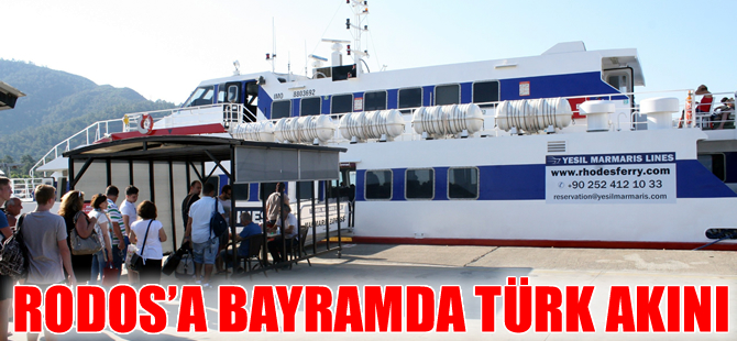 Rodos esnafının yüzünü bayramda Türk turistler güldürecek