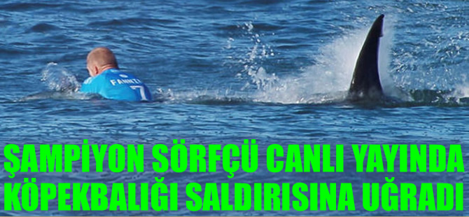 Şampiyon sörfçü Mick Fanning, köpekbalığı saldırısına uğradı