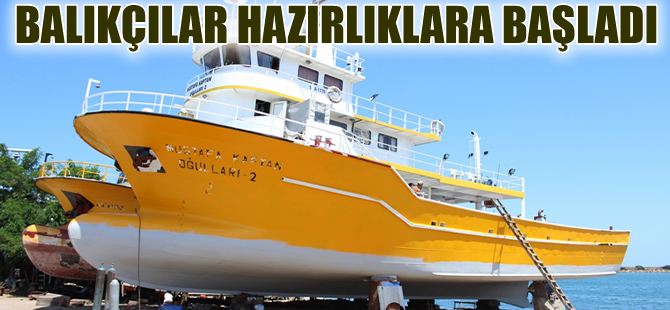 Balıkçı tekneleri yeni sezona hazırlanıyor