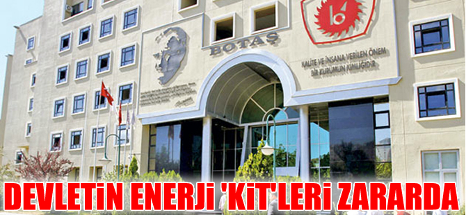 BOTAŞ 1 milyar 766 milyon TL zarar etti