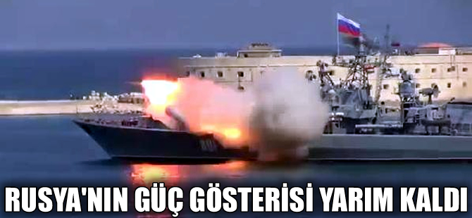Rusya'nın gövde gösterisi az daha faciayla sonuçlanıyordu
