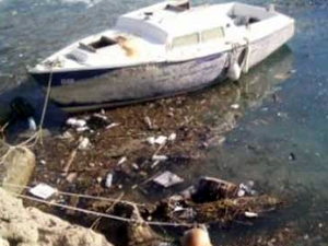 Girne Yat Limanını mazota buladılar