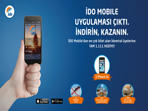 İDO Mobil ile ido.com.tr artık cebinizde!
