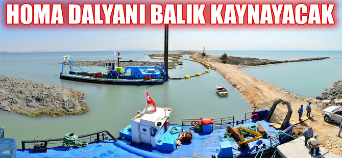 Kuş cenneti olan Homa Dalyanı, balıkların da cenneti olacak