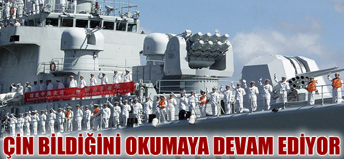 Çin donanması, Güney Çin Denizi'nde tatbikat yaptı
